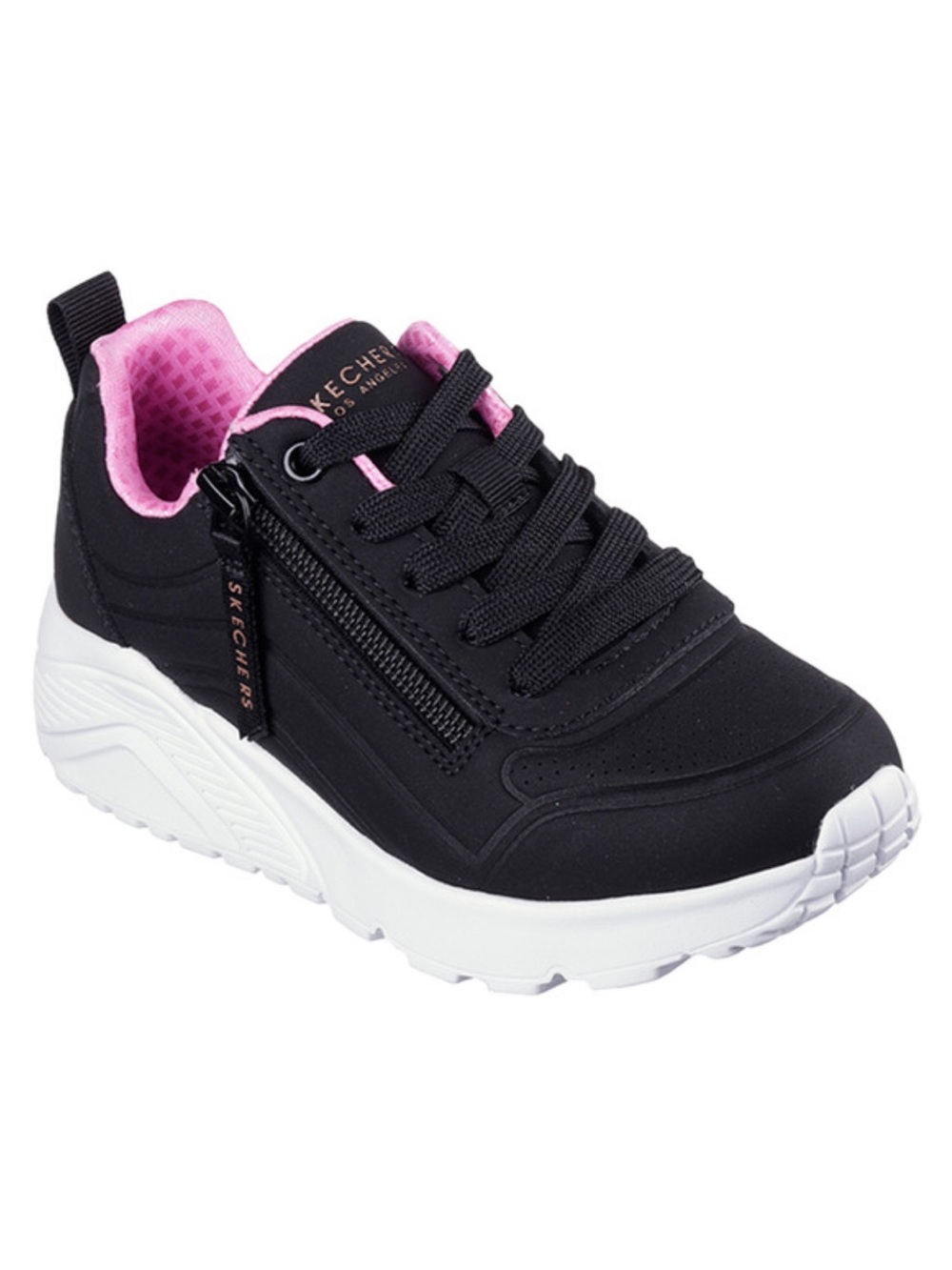 Girls Skechers Uno Lite Easy Zip Sneakers